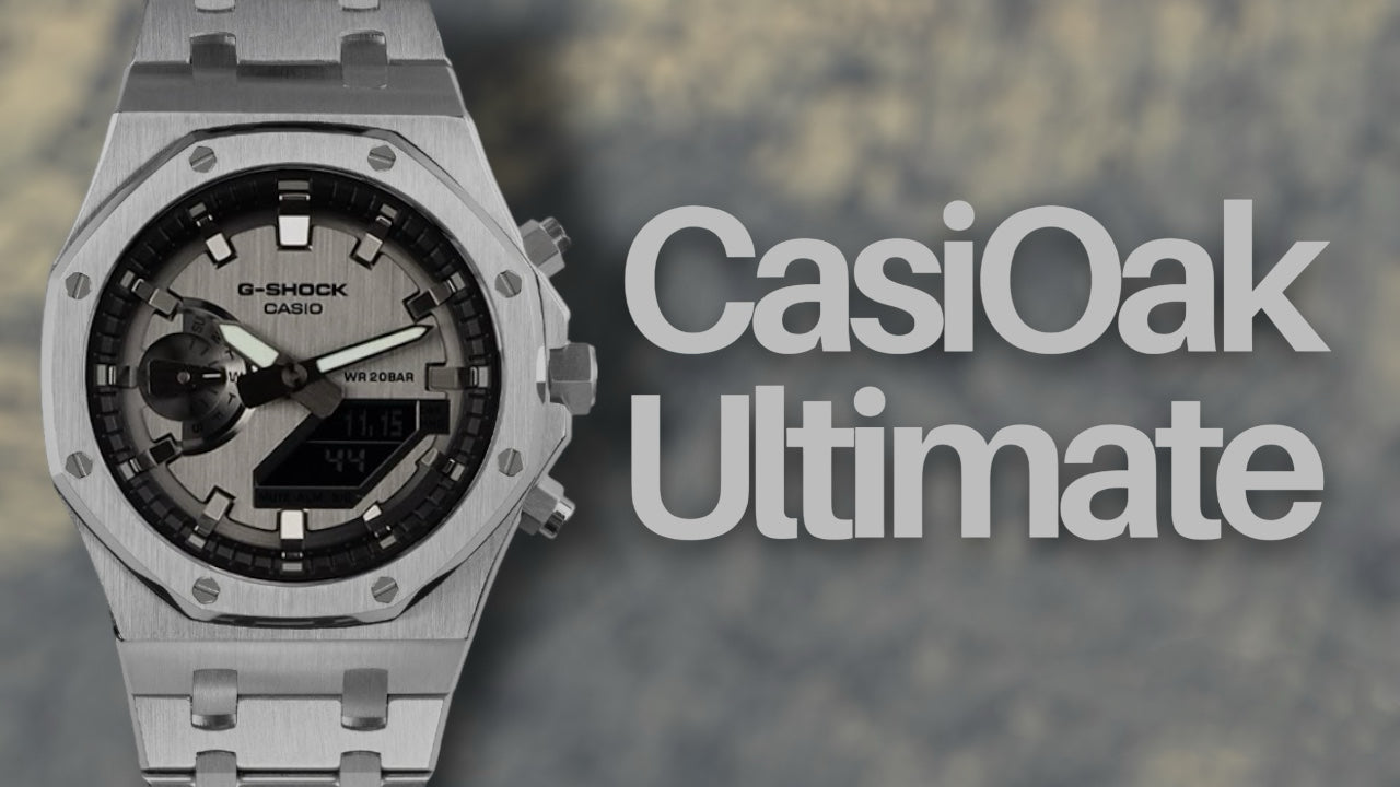 CasiOak Ultimate -  Metal dial / sliver marker
